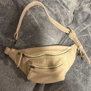 American Eagle Outfitters Cream Crossbody Bag